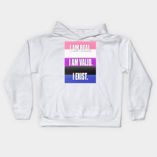 Gender Fluid Pride: I am... Kids Hoodie